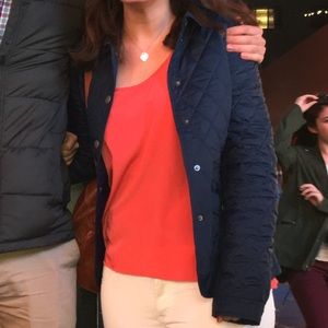 L.L Bean Signature Quilted Jacket Navy